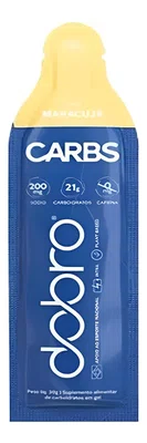 GEL CARBS DOBRO SEM CAFEÍNA 30G SABOR MARACUJÁ