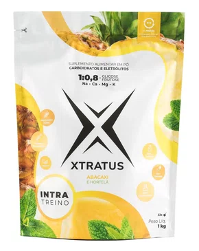 INTRATREINO EM PÓ XTRATUS ABACAXI E HORTELÃ 1KG