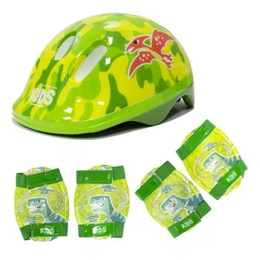KIT DE PROTEÇÃO INFANTIL ABSOLUTE KIDS DINOSSAURO