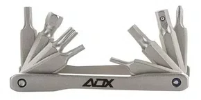KIT FERRAMENTAS CANIVETE ADX 8 FUNCOES MULTIFUNCIONAL BIKE