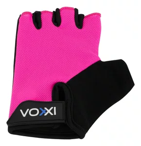 LUVA MEIO DEDO VOXXI COM POLEGAR ACOLCHOADO ROSA