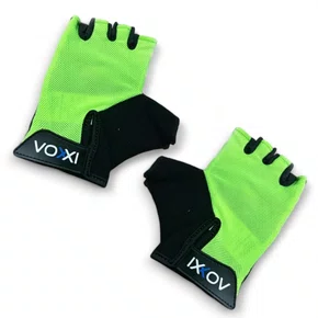 LUVA MEIO DEDO VOXXI COM POLEGAR ACOLCHOADO VERDE