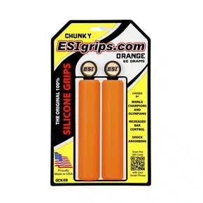 MANOPLA ESI GRIPS CHUNKY LARANJA 32MM SILICONE MTB