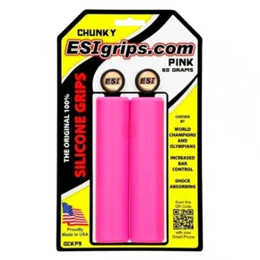 MANOPLA ESI GRIPS CHUNKY ROSA 32MM SILICONE MTB