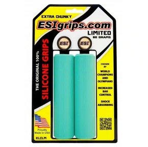 MANOPLA ESI GRIPS EXTRA CHUNKY CELESTE 34MM SILICONE MTB