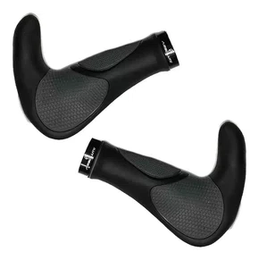 MANOPLA MTB ERGONOMICA COM TRAVA E BAR END CONFORTO
