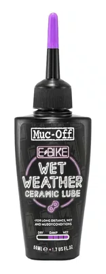 ÓLEO LUBRIFICANTE MUC-OFF CERAMIC E-BIKE WET LUBE ÚMIDO 50ML