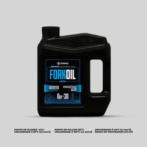 ÓLEO SUSPENSÃO BIKE FORKOIL SYNTHETIC 0W-30 SOLIFES 1L