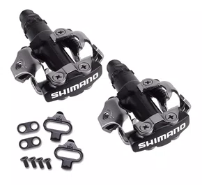 PEDAL CLIP SHIMANO SPEED PD-M520 PRETO COM TACOS