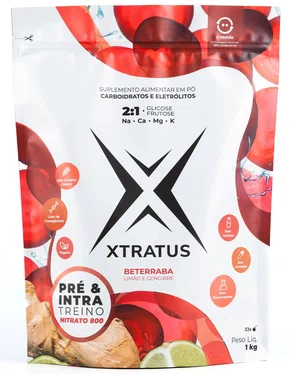 PRÉ E INTRATREINO NITRATO 800 BETERRABA LIMÃO E GENGIBRE 1KG