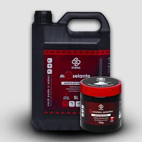 SELANTE SOLIFES PARA PNEU DE BICICLETA 5L COM CRISTAIS 700G