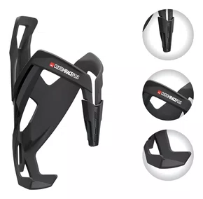 SUPORTE DE GARRAFA ELITE CUSTOM RACE PLUS CINZA E PRETO