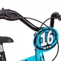 BICICLETA INFANTIL ARO 16 GTA BLUE EAGLE COM RODINHA