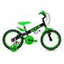 BICICLETA INFANTIL ARO 16 GTA GREEN LIZARD COM RODINHA