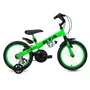 BICICLETA INFANTIL ARO 16 GTA GREEN LIZARD COM RODINHA