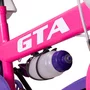 BICICLETA INFANTIL ARO 16 GTA PINK LEMON COM RODINHA
