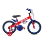 BICICLETA INFANTIL ARO 16 GTA RED SPIDER COM RODINHA
