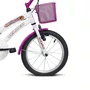 BICICLETA INFANTIL VERDEN BREEZE BRANCO E ROSA ARO 16