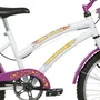 BICICLETA INFANTIL VERDEN BREEZE BRANCO E ROSA ARO 20