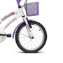 BICICLETA INFANTIL VERDEN BREEZE BRANCO E ROXO ARO 16