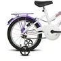 BICICLETA INFANTIL VERDEN BREEZE BRANCO E ROXO ARO 16