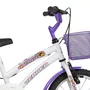 BICICLETA INFANTIL VERDEN BREEZE BRANCO E ROXO ARO 16