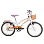 BICICLETA INFANTIL VERDEN LOLLA BRANCO E ROXO ARO 20