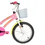 BICICLETA INFANTIL VERDEN LOLLA ROSA E AMARELO  ARO 16