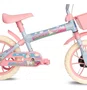 BICICLETA INFANTIL VERDEN PATY ARO 12 AZUL BEBÊ E ROSA