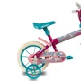 BICICLETA INFANTIL VERDEN PATY ARO 12 PINK E TURQUESA