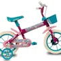 BICICLETA INFANTIL VERDEN PATY ARO 12 PINK E TURQUESA