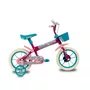 BICICLETA INFANTIL VERDEN PATY ARO 12 PINK E TURQUESA