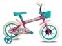 BICICLETA INFANTIL VERDEN PATY ARO 12 PINK E TURQUESA