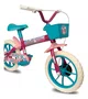 BICICLETA INFANTIL VERDEN PATY ARO 12 PINK E TURQUESA