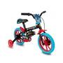BICICLETA INFANTIL VERDEN SONIC ARO 12 PRETO E AZUL