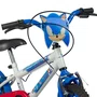 BICICLETA INFANTIL VERDEN SONIC BRANCO E AZUL  ARO 16