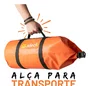 BOLSA IMPERMEAVEL SLECK 15L BIKE MOTO LARANJA