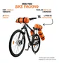 BOLSA IMPERMEAVEL SLECK 15L BIKE MOTO LARANJA