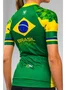 CAMISA CICLISMO FEMININA AERO BRASIL EXCLUSIVA COPA MUNDO