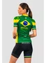 CAMISA CICLISMO FEMININA AERO BRASIL EXCLUSIVA COPA MUNDO
