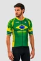 CAMISA CICLISMO MASCULINA AERO BRASIL EXCLUSIVA COPA MUNDO