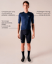 CAMISA DE CICLISMO NOMAD RACING APEX AZUL MASCULINA