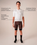 CAMISA DE CICLISMO NOMAD RACING APEX BRANCO MASCULINA