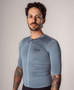 CAMISA DE CICLISMO NOMAD RACING APEX CINZA MASCULINA
