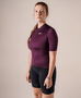 CAMISA DE CICLISMO NOMAD RACING APEX ROXO FEMININO