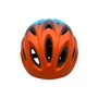 CAPACETE DE CICLISMO RAD7 LARANJA E AZUL COM LED