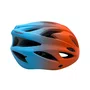 CAPACETE DE CICLISMO RAD7 LARANJA E AZUL COM LED