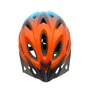 CAPACETE DE CICLISMO RAD7 LARANJA E AZUL COM LED