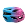 CAPACETE DE CICLISMO RAD7 ROSA E AZUL COM LED
