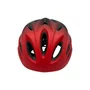 CAPACETE DE CICLISMO RAD7 VERMELHO E PRETO COM LED